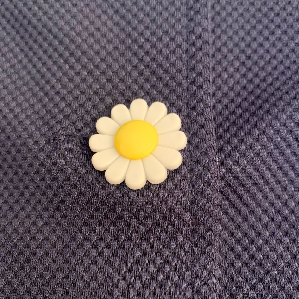 BLUEBERI BOULEVARD Navy Blue Sunflower Coat - Picture 5 of 6